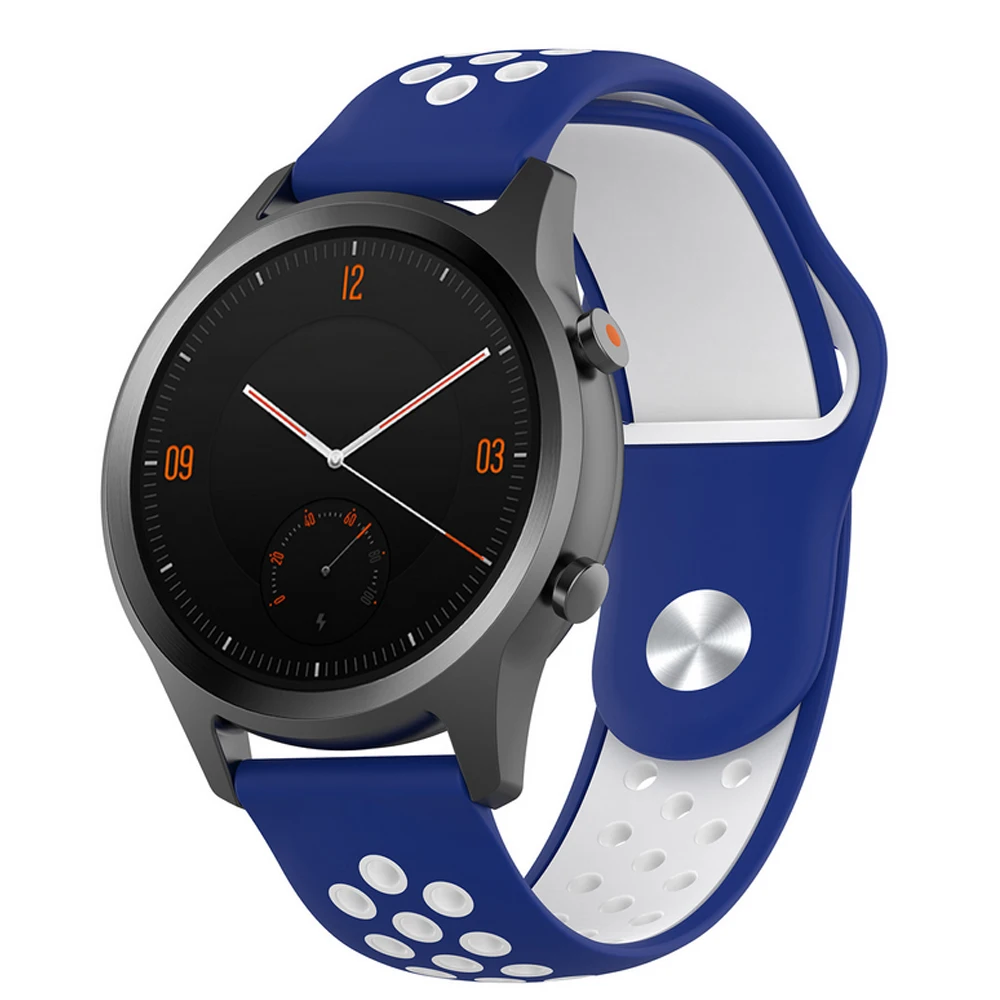 Силиконовый ремешок для смарт-часов POLAR IGNITE, ремешок для часов для POLAR Vantage M, сменный Браслет, Браслеты - Цвет: Blue White