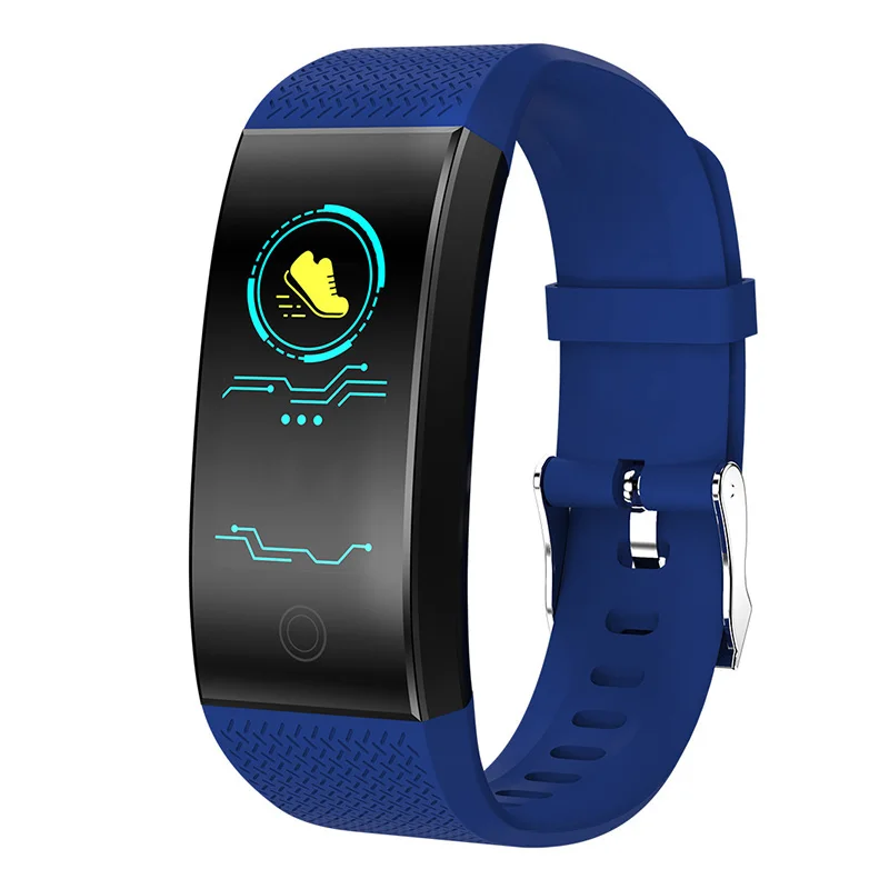 blue Watch women LED Digital Clock ladies men Sport Digital WristWatch mens fitness watches For Android IOS relogio inteligente JBRL - Цвет: blue