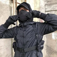 Unisex Chest Rig Bag Tactical Streetwear Chest Bag Functional Tooling Hip Hop Vest Bags Two Pockets Woman Fanny Pack Kanye West