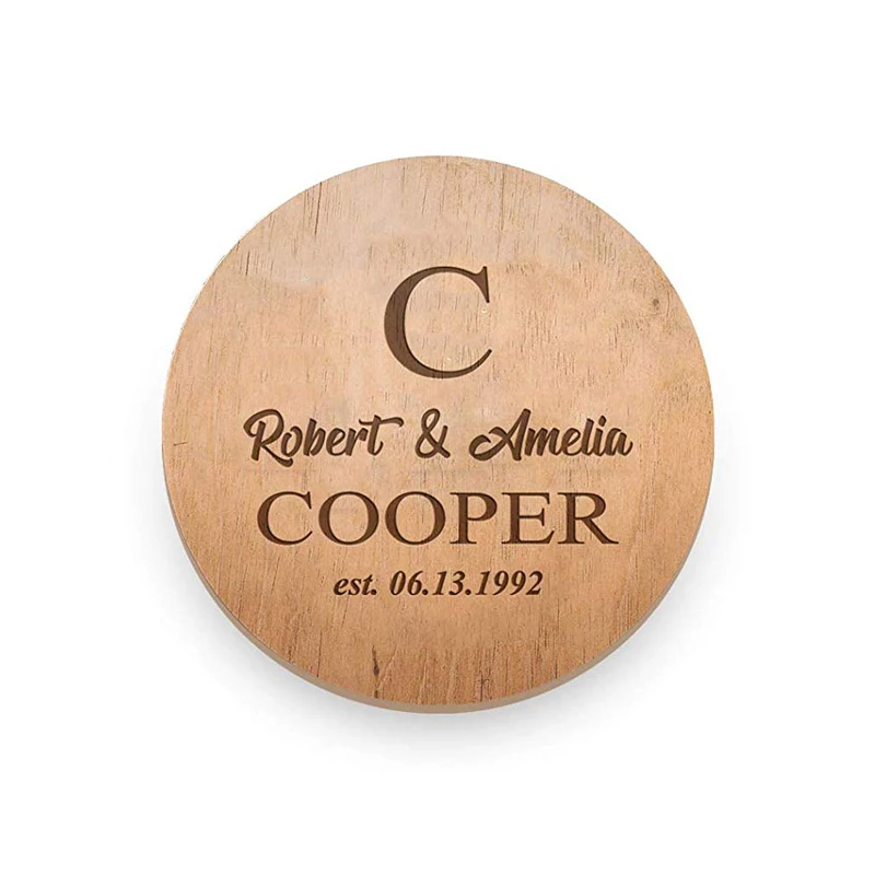 Деревянные подставки искусственные гравированные основанная фамилия