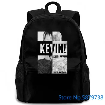 

Home Alone Kevin! Scream Black NEW s Print Mens women men backpack laptop travel school adult student