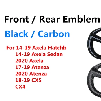 

1pc ABS Front Trunk Sticker For Mazda Axela Atenza CX4 CX5 CX-5 Rear Tail Emblem Replacement Badge New Exterior Auto Decoration