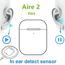 Aire 2 TWS Wireless Earphone 1:1 Replica Air 2 Pop up Earbuds Touch Control Wireless Charging PK i200 i500 i1000 i9000 tws