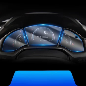 

Dashboard Screen Protective Film For Honda Civic 2016-2020 TPU Transparent Anti-scratch Protective Film Car Styling Accessories