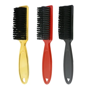 

3 Piece Blade Cleaning Brush Barber Cleaning Clipper Brush Set Nylon Hair Styling Brush Tool