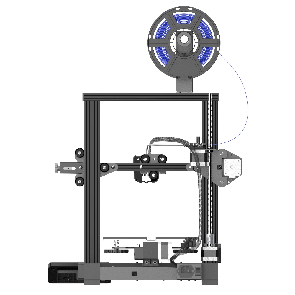3d printers for sale Voxelab Aquila DIY 3D Printer Kit Silent Mainboard Resume Printing Carborundum Glass Bed Large Size 3d Printer impresora 3d 3d printers