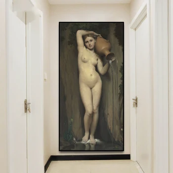 

La Grande Odalisque By Jean Auguste Dominique Ingres Painting Nude Canvas Painting & Calligraphy Home Wall Art Decor Picture