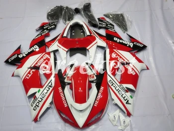 

4 Free Gifts New ABS Motorcycle Full Fairings Kit Fit For Kawasaki Ninja ZX-10R 2006 2007 06 07 10R bodywork set Red white