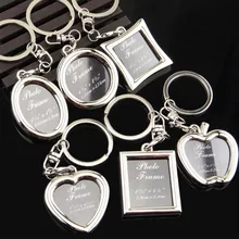 1 шт. модный металлический автомобильный брелок креативная фоторамка Фото сувенир автомобильный брелок Подвеска Автомобильный держатель для ключей Автомобильный аксессуар