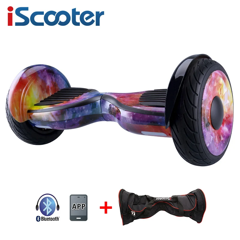 IScooter, Ховерборд, 10 дюймов/6,5 дюймов, Электрический скутер, умный баланс, скутер, Электрический гироскутер, гироскутер, UL2272 пульт дистанционного управления - Цвет: Model A Pink n bag