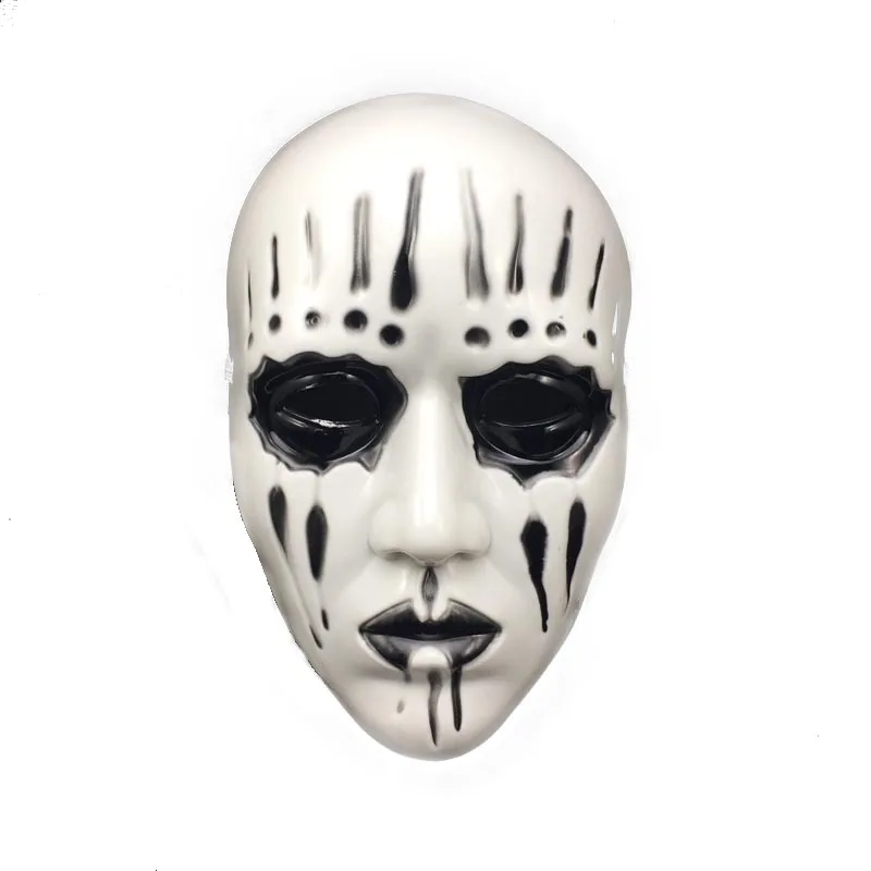 Надпись slipknot Joey маска на Хеллоуин для косплея Смола Маскарадная маска для вечеринки костюм реквизит - Цвет: Black