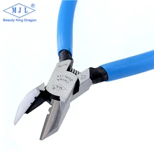 MJL диагональные кусачки для 6-дюймовых электронных формы Бокорезы с двумя отверстие для зачистки 1,5/2 мм для зачистки проводов мульти-функциональный Пластик