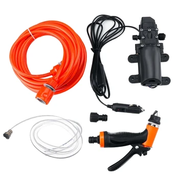 

12V Car Washer-Gun Pump High Pressure Cleaner Car Care Portable Washing Machine Electric Cleaning Auto Device for Home, Garden,