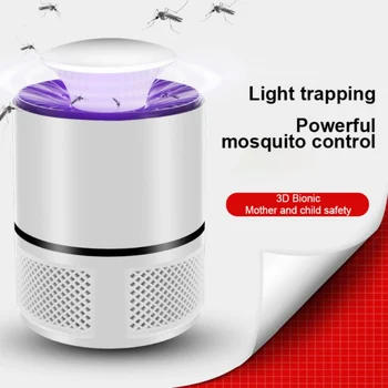 

USB 5V LED Light Mosquito Killer Ultraviolet Night Light Anti Mosquito Repeller Light Fly Pest Trap Lamp Photocatalysis Mute