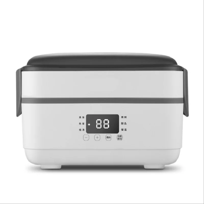 

Electric Lunch Box Double-layer Rice Cooker Office Worker Double-layer Cooking Cooking all-round Kitchen Tools
