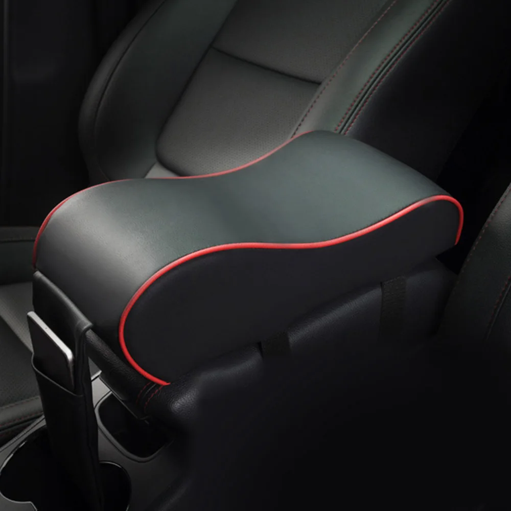 

Car Armrest Pad Universal Leather Auto Center Console Arm Rest Seat Storage Box Pad Vehicle Protective Accessories Car Styling