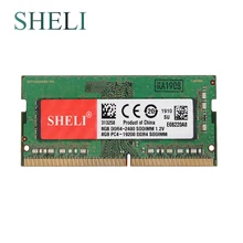 SHELI новые тетради памяти 8 Гб 1RX8 PC4-19200S DDR4 2400 МГц 1,2 V SO-DIMM CL17 памяти ноутбука