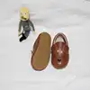 New Cartoon Rabbit Bear Children's Casual Shoes Genuine Leather Fashion Girls Shoes Baby Boys School Flats 6