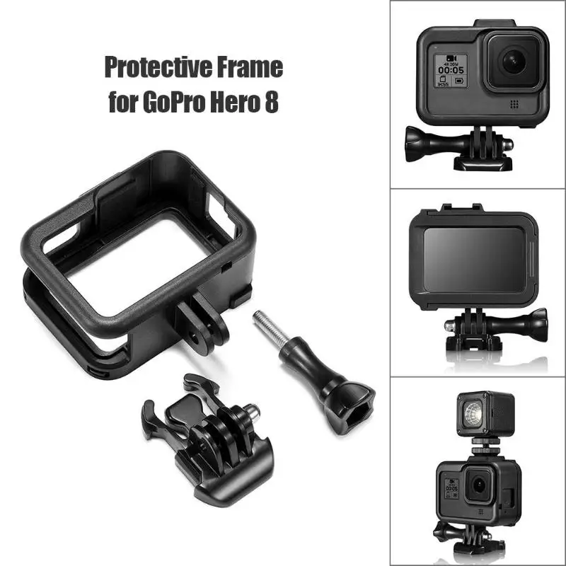 Пластиковый защитный корпус рамка Крышка Крепление База Винт Набор для GoPro Hero 8