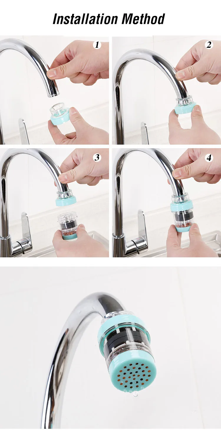 Намагничивающий кухонный кран водопроводные головки очиститель воды для бытовой магнитный очиститель с активированным углем фильтр дропшиппинг кухня