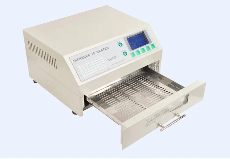 

PUHUI T962 Reflow Equipment T-962 Infrared Reflow Oven Furnace IC Heater BGA Rework Station 220V