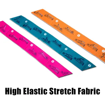

JOYMODE Green/Red/Orange Yoga Stretching Belt Tension Resistance Bands For Stretching Training And Dance Training Resistance Ban
