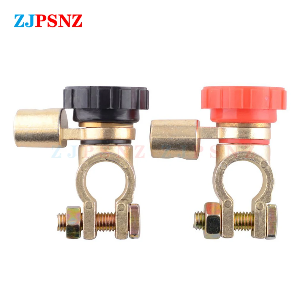 

Car Battery Terminal Link Switch Clamp Top Post Terminal Quick Cut off Disconnect Isolator Switchs Truck Battery Disconnector