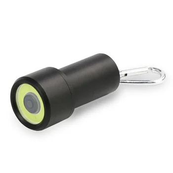 

Mini Keychain Flashlight Portable Carabiner Keyring Light Torch Key Chain 4 Modes COB LED Emergency Camping Lamp Backpack Light