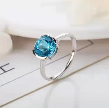 

Fashion Gemstone Jewelry 925 Silver Topaz Ring