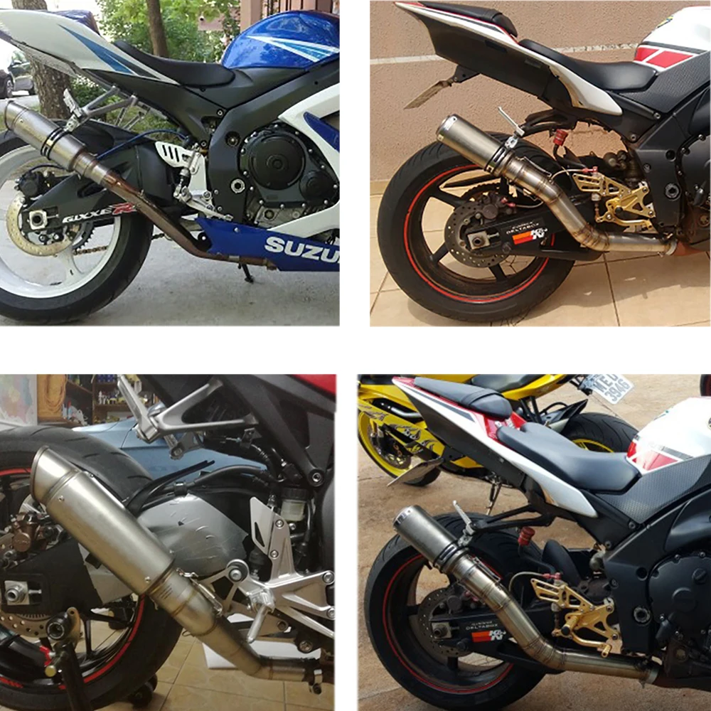 Для KAWASAKI Z1000 Z-1000 2003-2006 S1000R S1000RR S 1000 R RR Uinversal мотоциклетные выхлопные трубы среднего соединения глушитель Выхлопная система