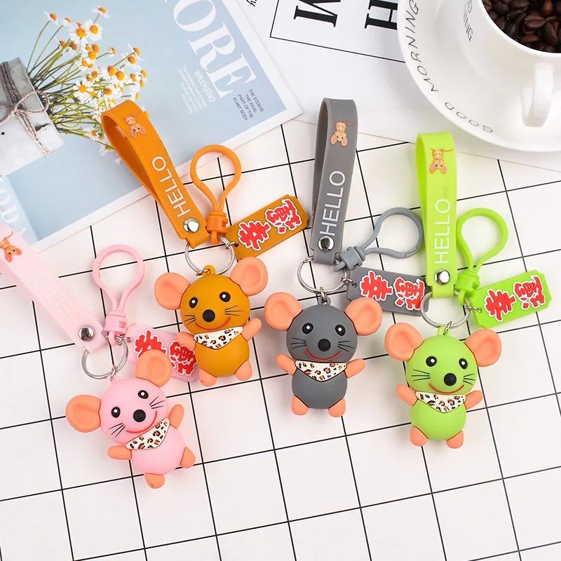 2019 новый модный милый Леопардовый шарф счастливый брелок с мышью креативный