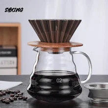 Kaffee Maker Kaffee Set Keramik V60 Kaffee Filter Tasse Wolke Topf Kaffee Kanne Multi-Farbe Kaffee Trichter