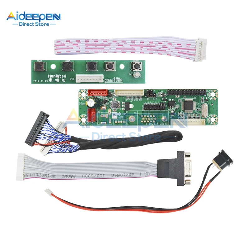 MT6820 MD V2.0 универсальная плата драйвера Φ IC поддержка 1 канального видеовхода VGA