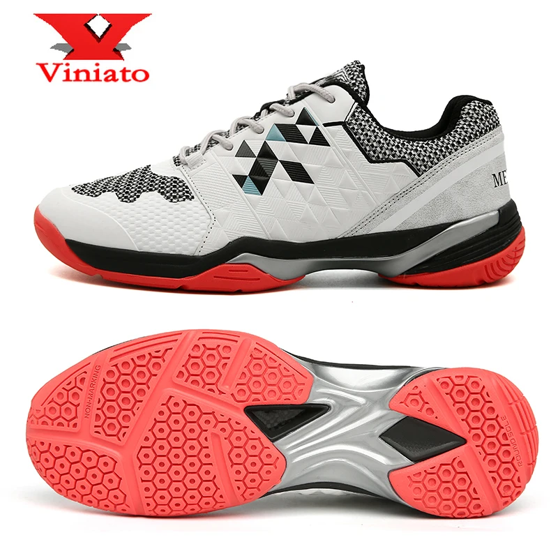 

2020 New Badminton Shoes Women Men White Red Professional Tennis Shoes for Ladies Girls Luxury Light Weight Badminon Sneakers