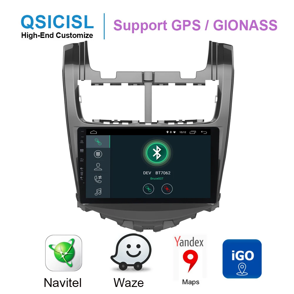 Discount Android 9.0 car radio multimedia player for Chevrolet Tracker 2014-2016 quad core 1 din 9" IPS headunit gps navigation stereo 3