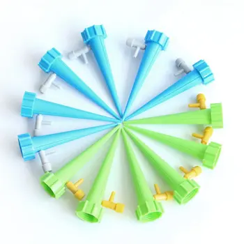 

Automatic watering device with on-off control valve adjustable water flow water seeker drip irrigation