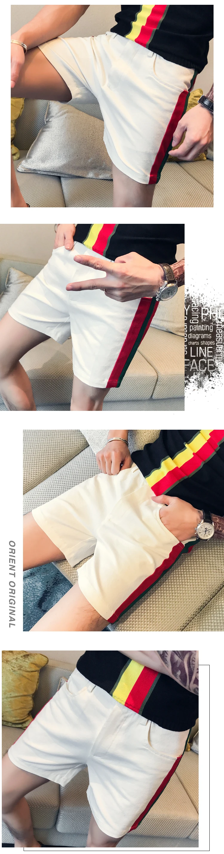Эластичные шорты Mannen Toevallige Heren облегающие шорты Уличная клетчатая одежда Korte Hombre Korte Masculino 3XL-M Zomer Kleding