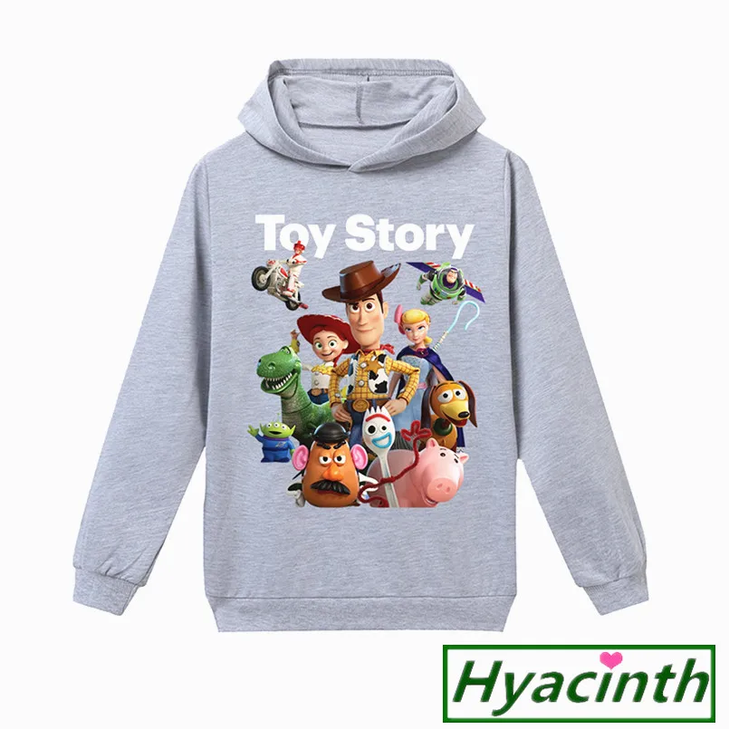 Toy story 4; толстовки с капюшоном для маленьких мальчиков; детская Рождественская одежда; толстовка с капюшоном с героями мультфильмов «Вуди»; топы для мальчиков и девочек; хлопковый костюм