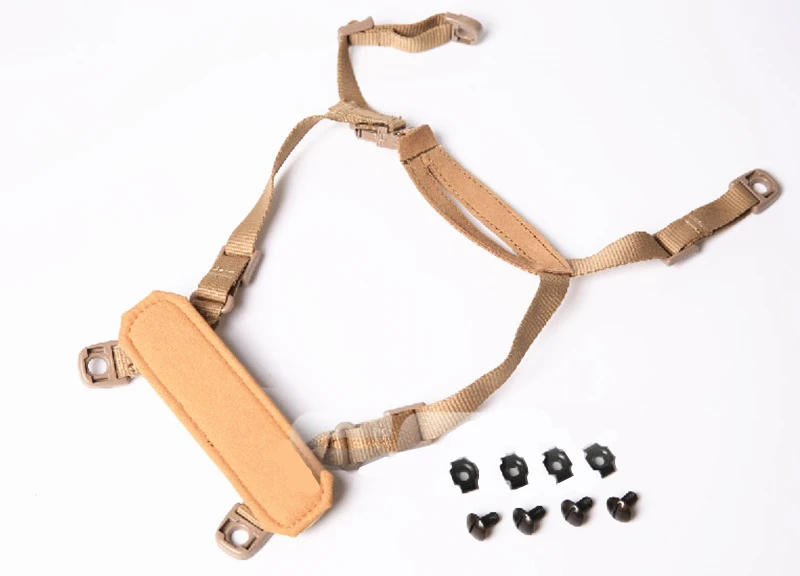 Adjustable Buckle MICH Helmet Accessories Retention System H-Nape Strap Protective Pad