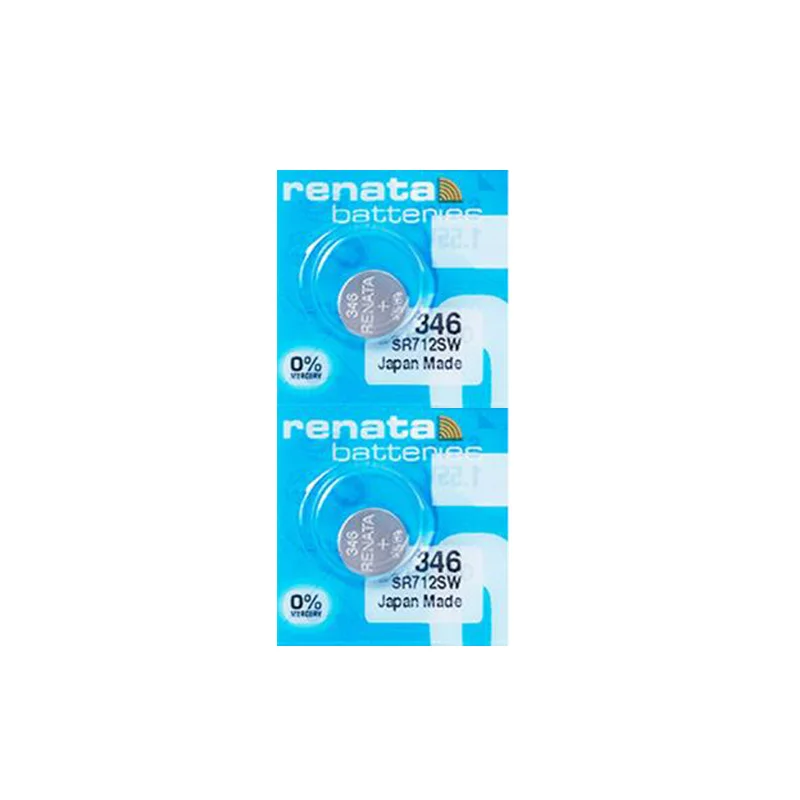10 шт. Renata 346 100% оригинальный новый долговечная часовая батарейка SR712SW SR712 RENATA