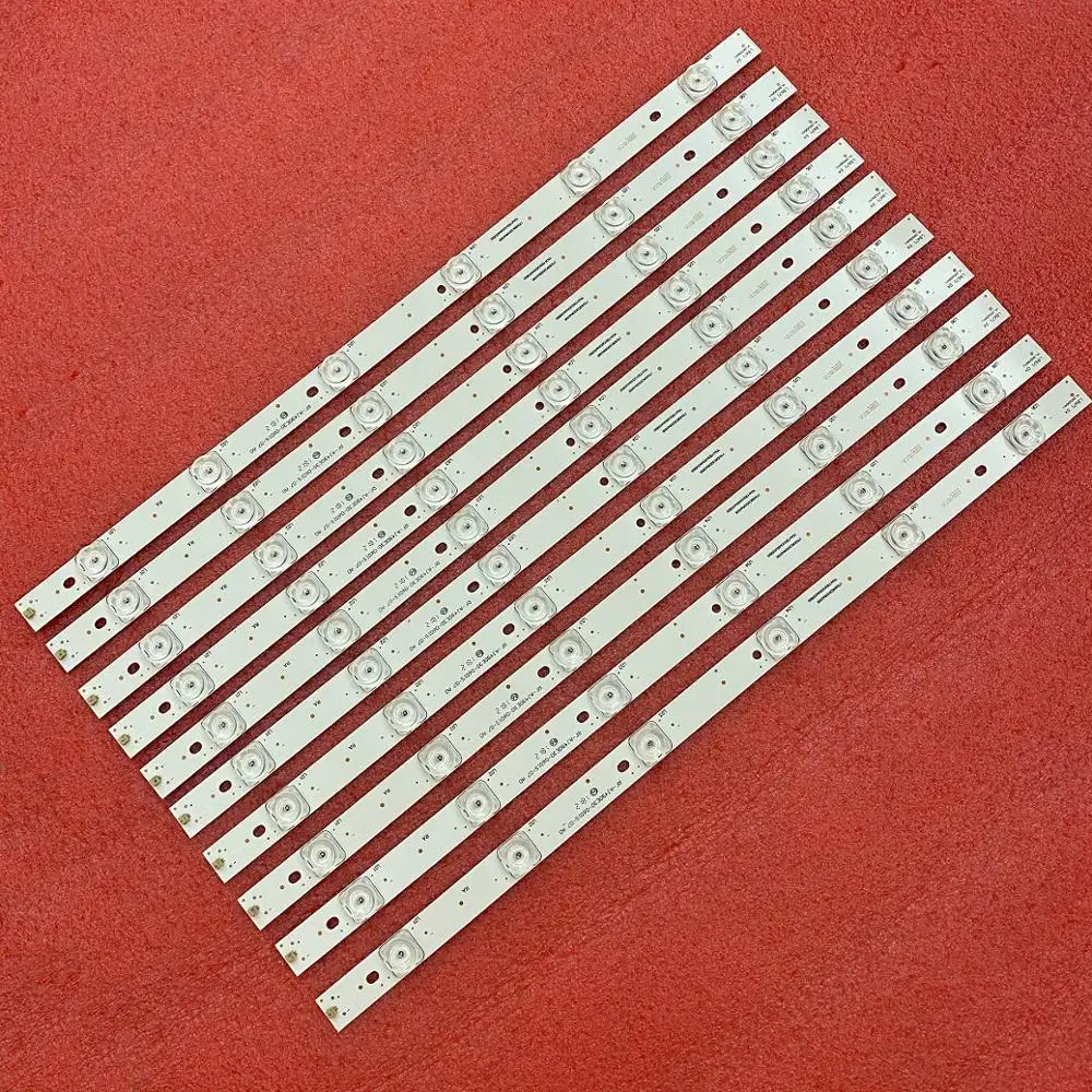 Striscia Di Retroilluminazione A Led Per Sharp Lc-49Sfe7451K Lc-49Sfe7452K Lc-49Cuf8462Es Lc-49Cug8362Ks Lc-49Cuf8372Es Lc-49Cuf8472Es