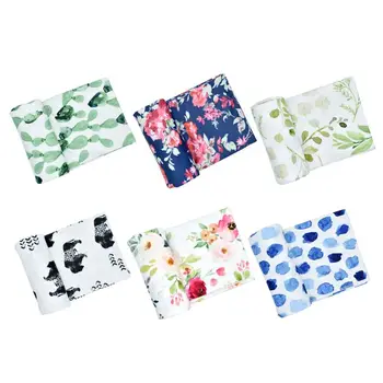 

2020 New Baby Girl Boy Clothes Bedding Accessories Sleeping Bag Swaddle Blanket Floral Print Newborn Props