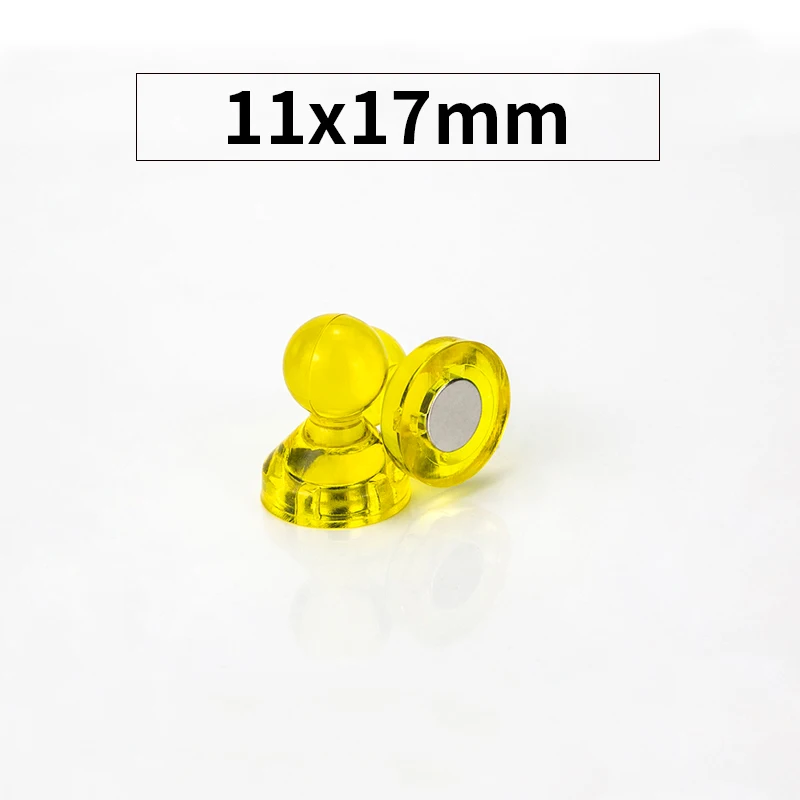 透明磁图钉小号黄主图001