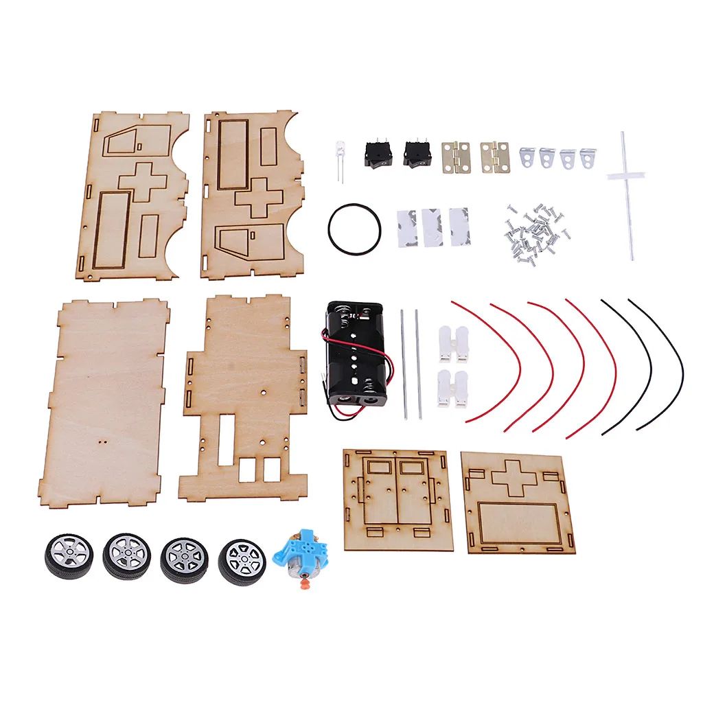KIDS & ADULTS DIY INTELLIGENCE 3D PUZZLE CAR BUILDING AMBULANCE TOY