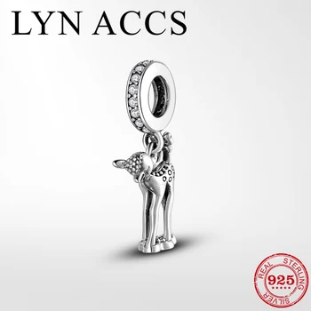 

Mysterious animal CZ Pendant 925 Sterling Silver fine Beads Jewelry Making fits Original LYNACCS Bracelets Jewelry Accessories