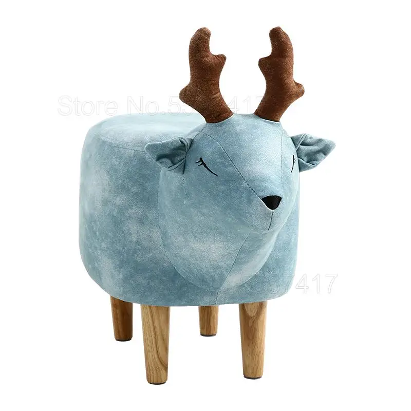 Креативная скамейка для обуви Lucky Deer ношения скандинавский стул хранения