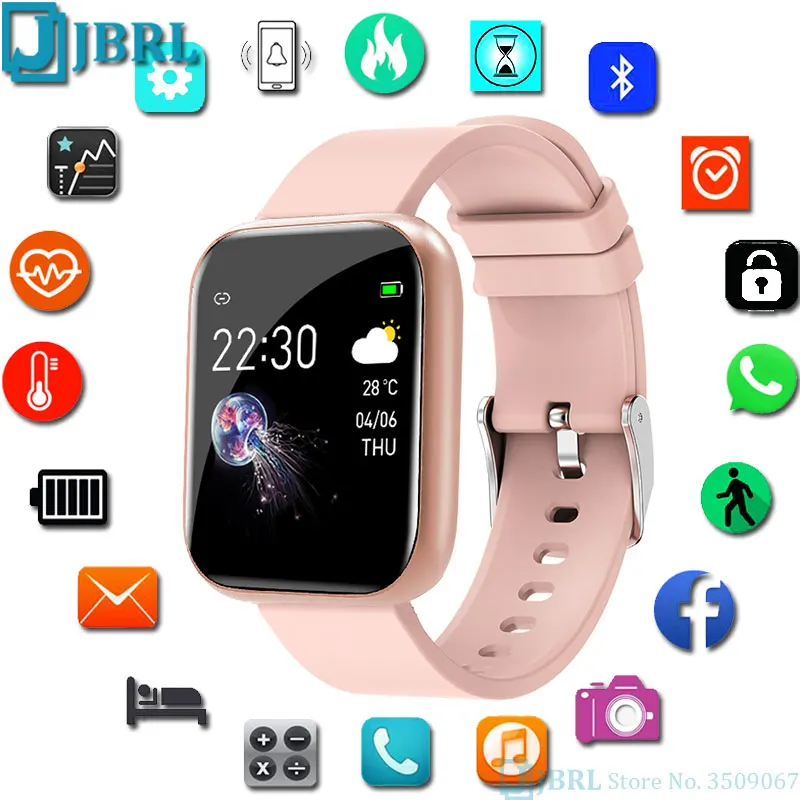 Fashion LED Wrist Watch Kids Fitness Tracker Color Screen Watches Children Digital Watch child WristWatch for Girls Boys teen afbeelding