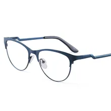 Весенние очки, металлическая полная оправа, женские очки по рецепту, высокое качество, сплав, оправа для очков 53-17-138