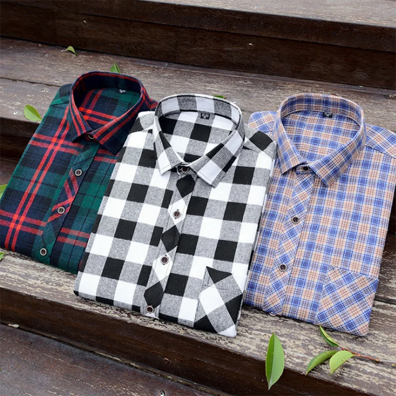 Весна Осень Grind плед печатных мужские модные рубашки с длинным рукавом Camisa, контрастный цвет повседневные однобортные базовые рубашки ткань
