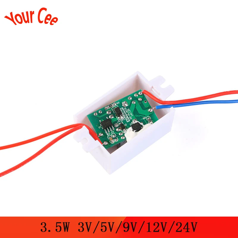 AC DC 3 5 Вт модуль источника питания с изоляционным переключателем В/5 В/9 В/12 В/24 В